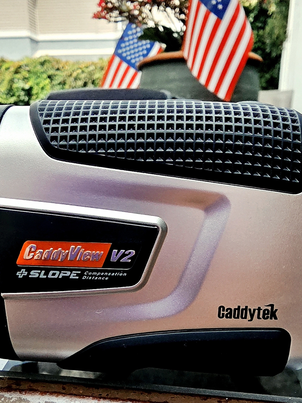 CaddyView V2 Golf Rangefinder - Silver/Black